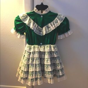 Little girls exquisite hand made dress
